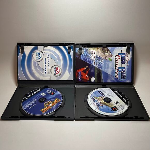 Swing Away Golf + Mark Davis Pro Bass Challenge - CIB Lot of 2 - PS2 - Picture 2 of 6